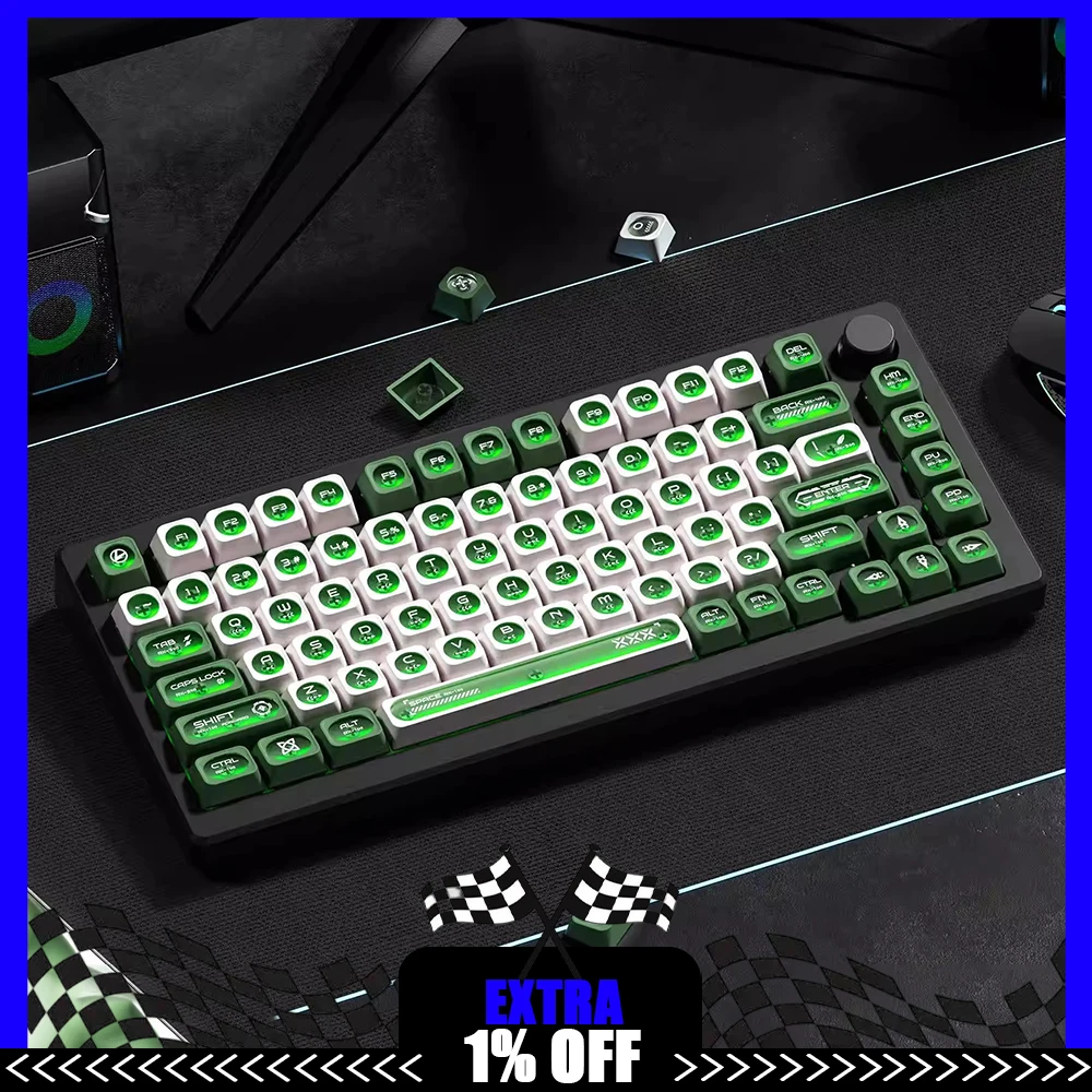 XVX Cat's Eye Max PC Keycaps Fog Permeable Original Factory Injection Molding Screen Printing UV Keyboard Keycaps PC Gifts