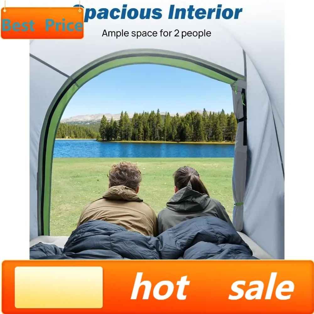 

Палатка для пикапа Bestseller 2.0, водонепроницаемая, с двойным слоем из полиуретана 2000 мм, для 2 человек, портативная палатка на кузов с тентом от дождя, 5.5'-5.8'