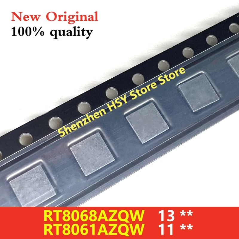 (5 قطع) 100% جديد RT8068AZQW RT8068A (13 ED,13 EC 13 EE,11 EF...) RT8061AZQW RT8061A (11 ED,11 EF,11 EE...) شرائح QFN-10