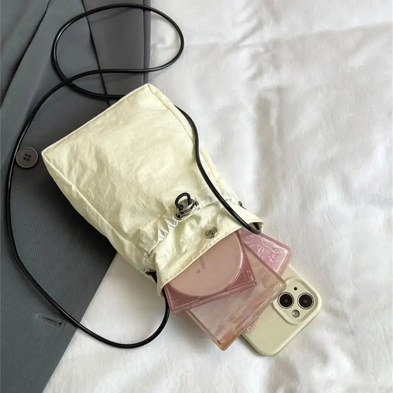 D46d عصري غير رسمي مقاومة للماء كيس الكتف الصغيرة مطوية أكياس الهاتف كروسة محفظة لتسوق أعمال التسوق