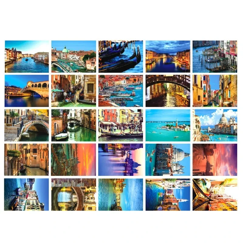 30 Vellen/Lot Ansichtkaarten Ingesteld Reizen Naar Venice Serie Postkaart Creatieve Collace Muur Collace Decoratie Briefkaart Berichtkaarten