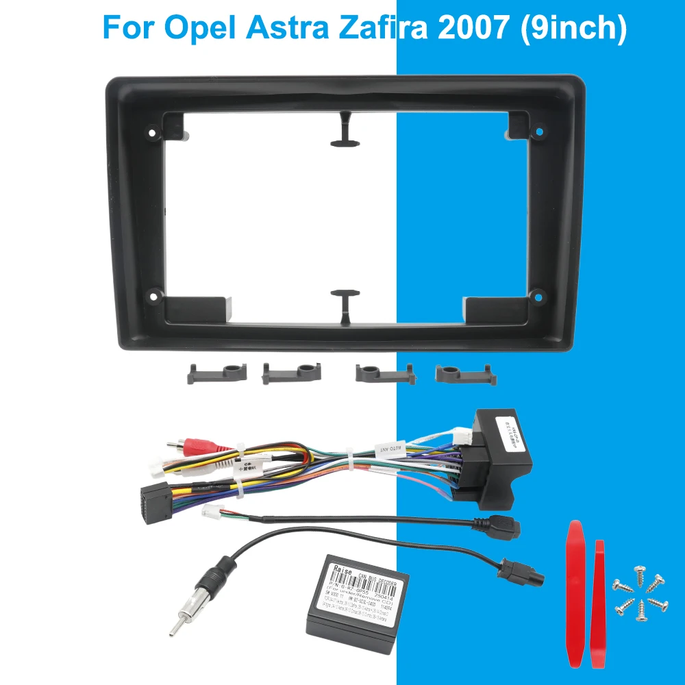 

Car Radio Dash Frame Panel 9 Inch For 2007 Opel Astra Zafira Interior Fascia Trim Replacement Part