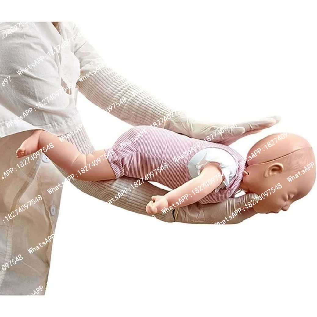 Infant First Aid Model Choking First Aid Training Babies Doll Advanced CPR Manikin with Bag Manikin Teaching Training Model