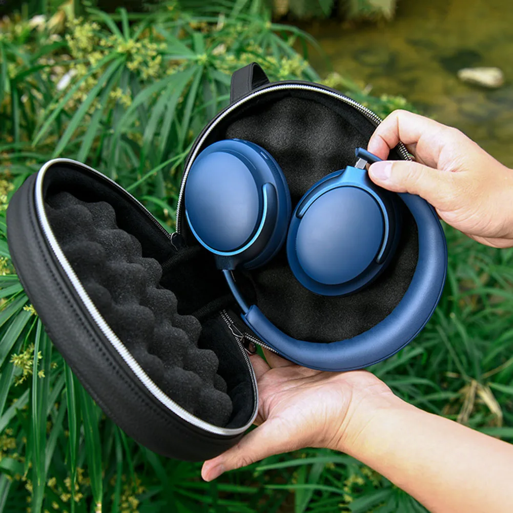 Headphone Case For Bose QC Ultra/QC35 QC25 Hard Carrying Bag PU Earphone Storage Bag Travel Earphone Protective Case Sleeve