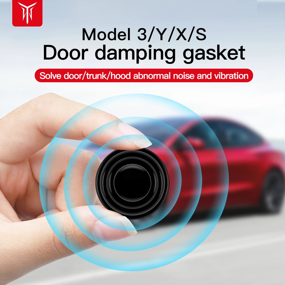 For Tesla Model 3 Highland Model Y Mode X Mode S Door Shock Absorber Door Silicone Shock Absorption For Tesla Car Accessorices