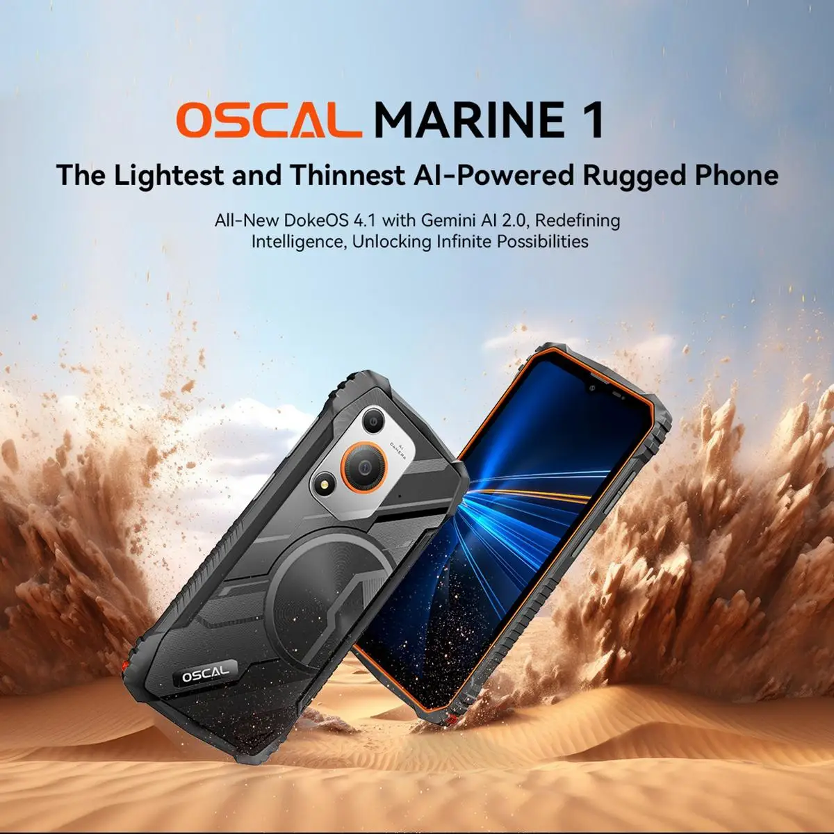 Blackview Oscal Marine 1 4GB 128GB 6.56インチ 5100mAh