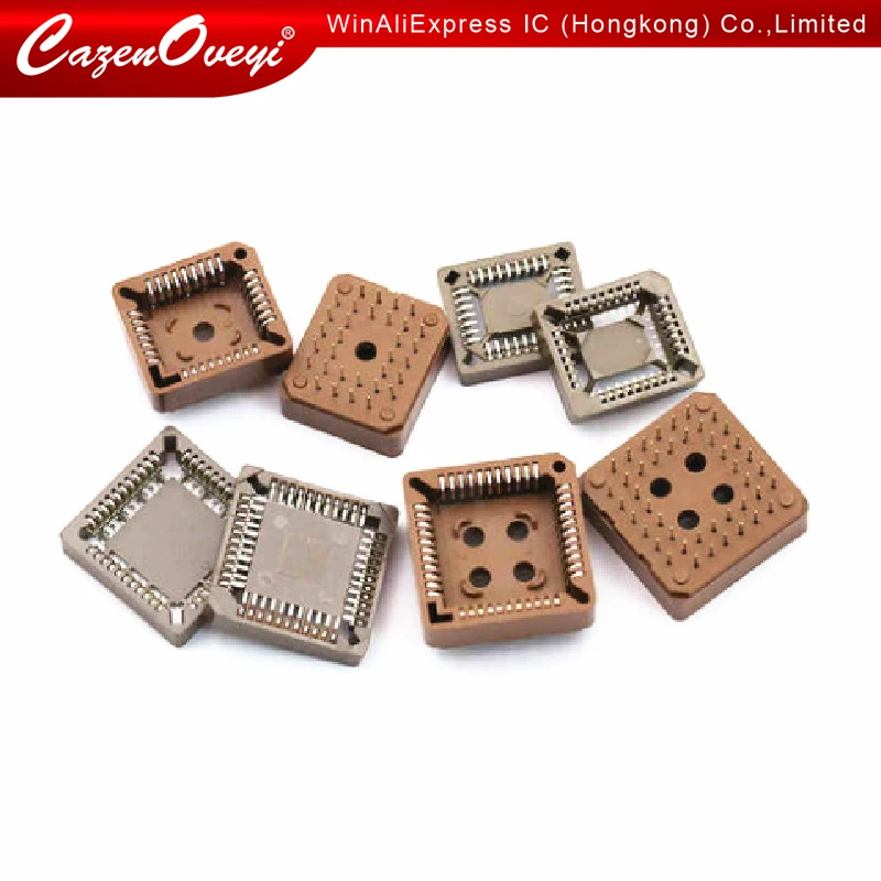 10pcs/lot integrated circuit adapter IC SOCKET PLCC-32 PLCC-44 TEST base PLCC32 PLCC44 TO SOP In Stock