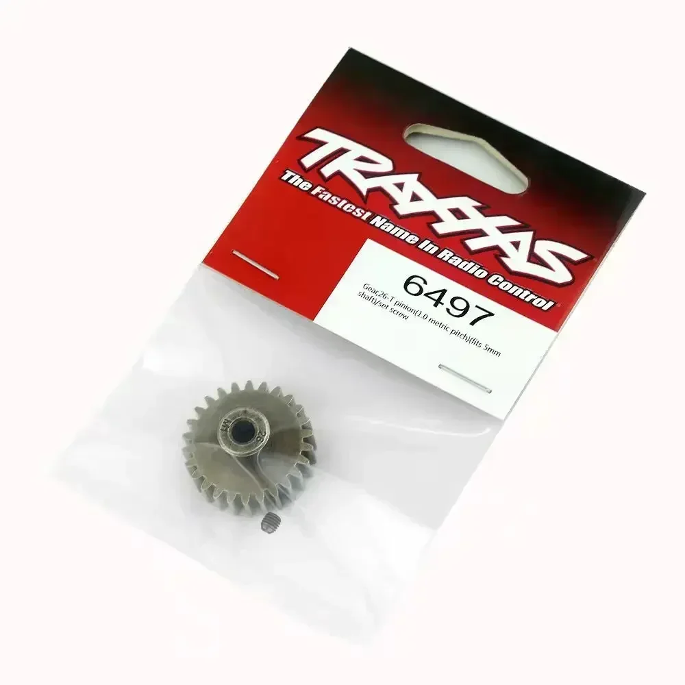 26 T Motor Gear Rondsel 1.0 M 5mm 6497 voor TRXS Maxx Hoss RC Auto Onderdelen Accessoires