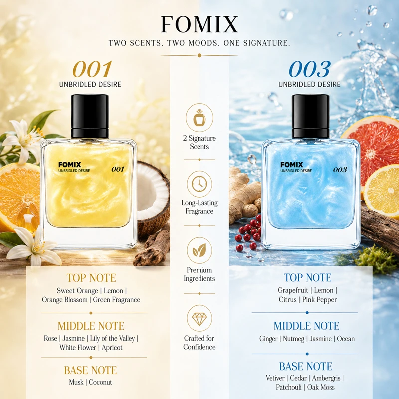 FOMIX 2PCS Set Parfum Pria, Ar - Perfume Floral Fragrance ulasan dan harga