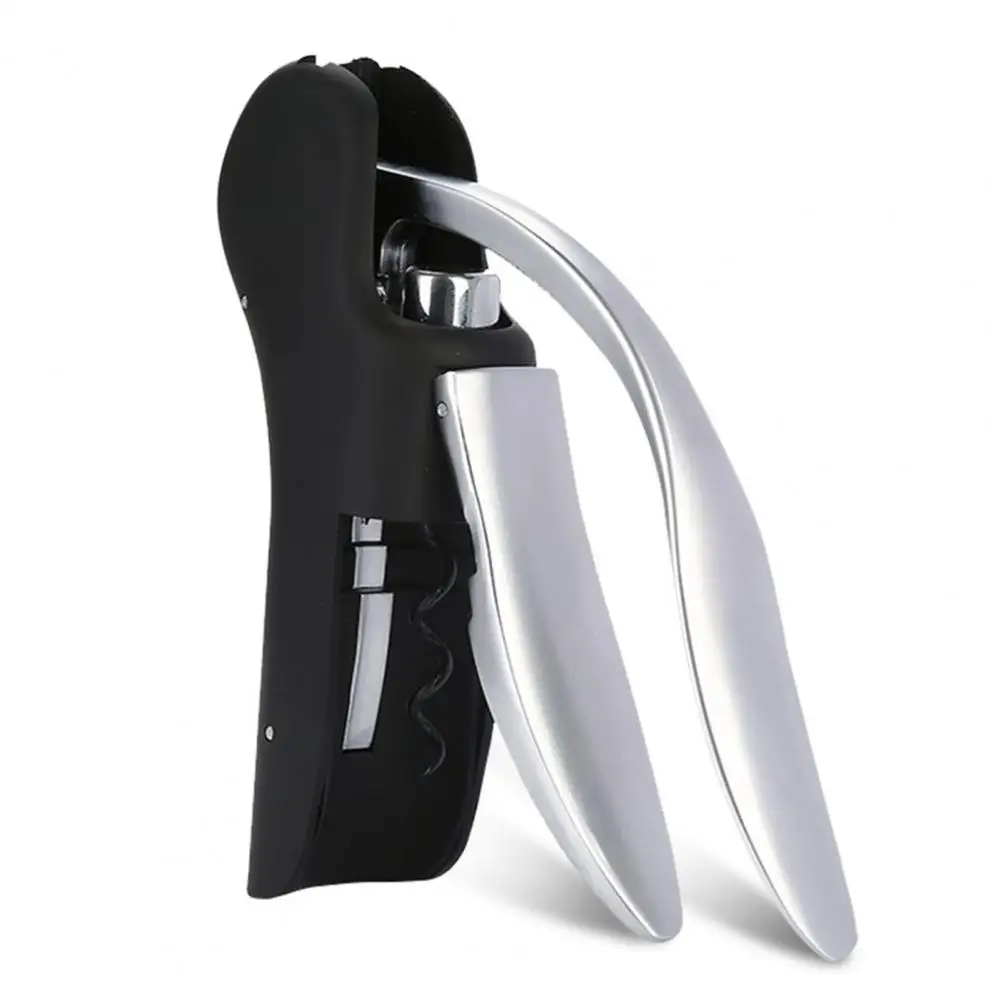 Quick Open Bottle Tool Wine Bottle Opener Vertical Lever Ergonomic Non-slip Handle Multifunctional Quick Beverage Tool for Home