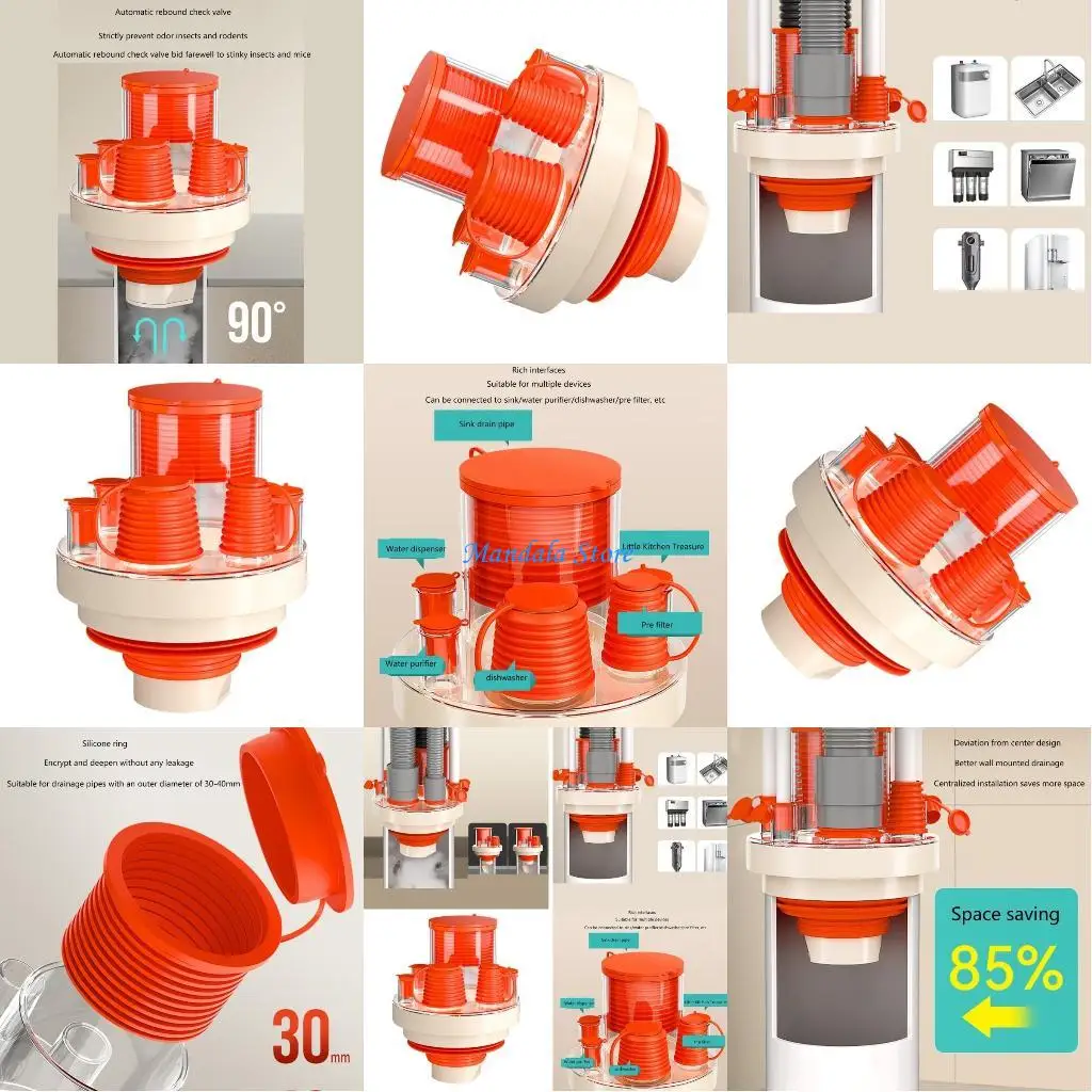 

U2JC Long Service Pipe Joint Plug Fast Water Draining Solution Simple Installation