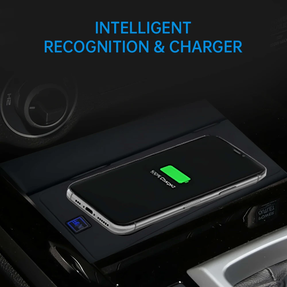 For Isuzu D-Max 2020-2022 15W Fast Wireless Car Charger Accessory Phone Charging Plate Mat Interior Accessories