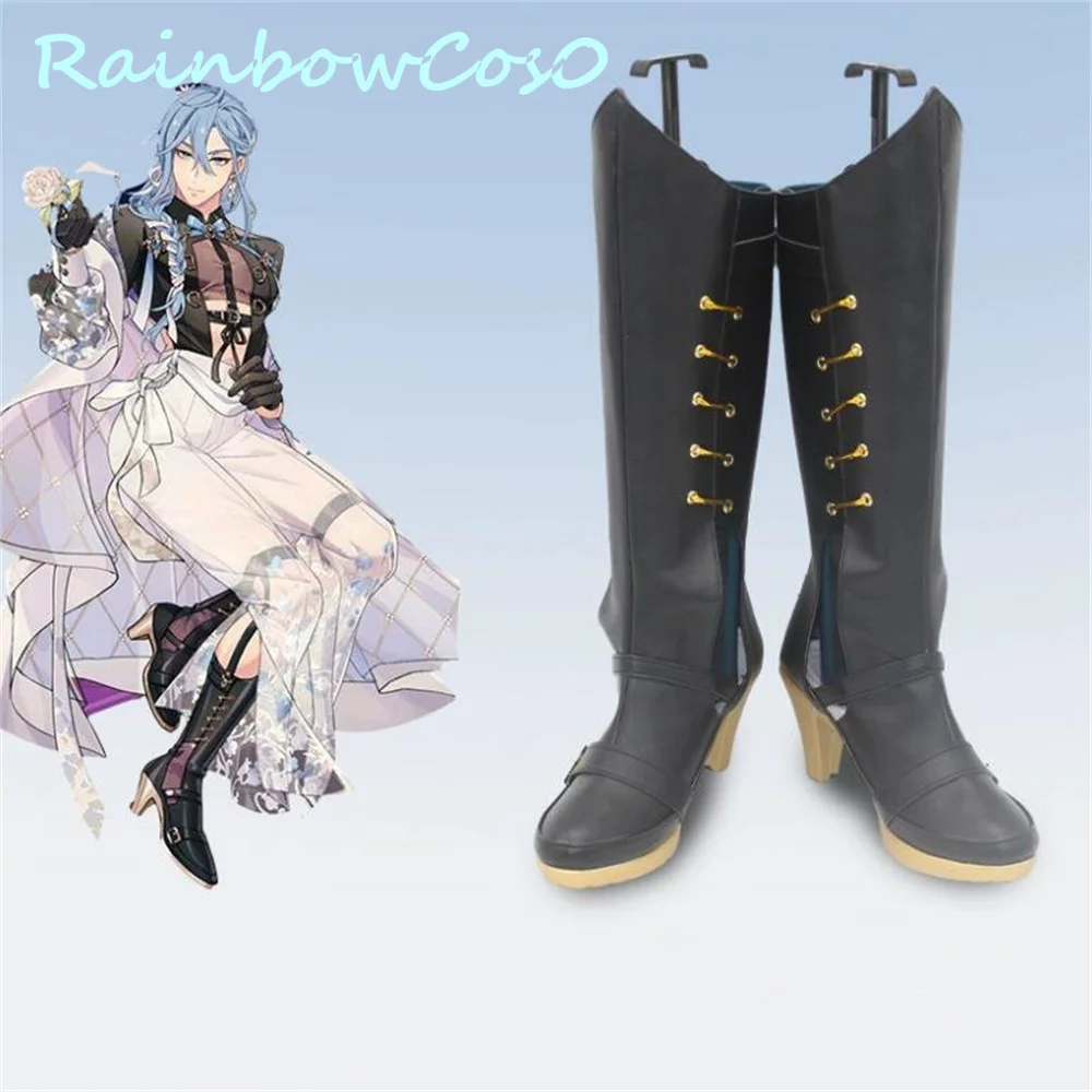

Edmond Nu Carnival Cosplay Shoes Boots Game Anime Halloween Christmas RainbowCos0 W3364