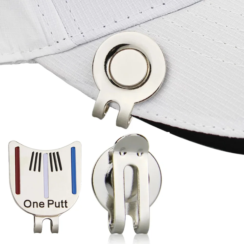 Practical Cap Clip Ball Position Mark Golf Hat Clip Golf Ball Marker Golf Putting Alignment Aiming Tool