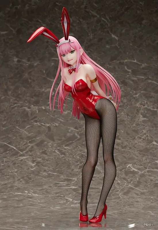 1/4 FREEing B-style Figure Darling in the FRANXX Zero Two Code:002 Anime Bunny Girl PVC Action Figure Toy Collection Model Doll