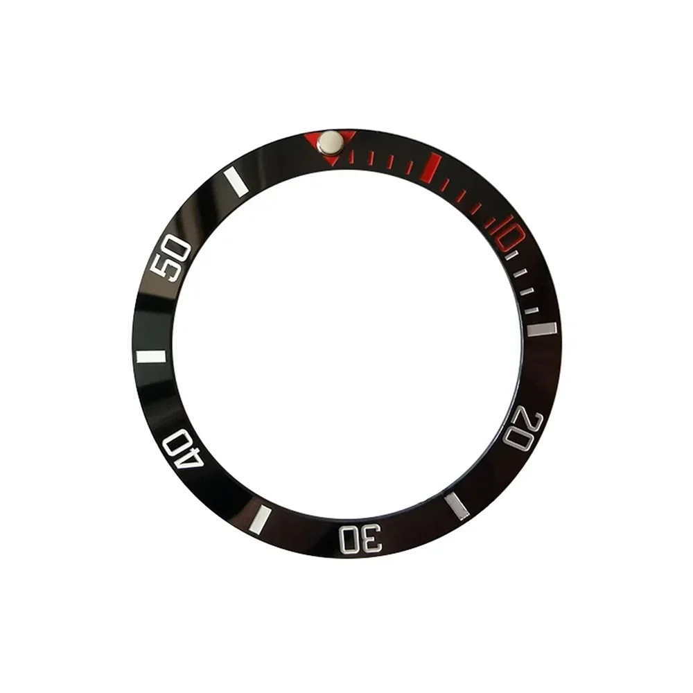 38 มม.30.6 มม.ฝาเฉียงดิจิตอลเซรามิค BEZEL นาฬิกาแหวนปากเปลี่ยนนาฬิกาผู้ชายอุปกรณ์เสริมใหม่ DIY