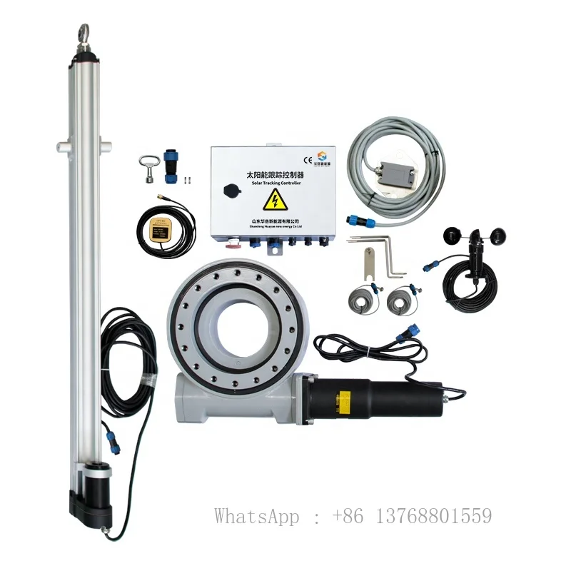 Dual Axis Solar Tracker Control And Drive Kit Sun Pv Tracking Driver Combo