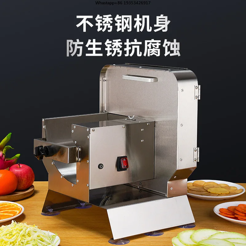 New Multifunctional Adjustable Vegetables Suitable Fruit Lemon Suitable for Stainless Steel Vegetable Cutter Electric Slicer