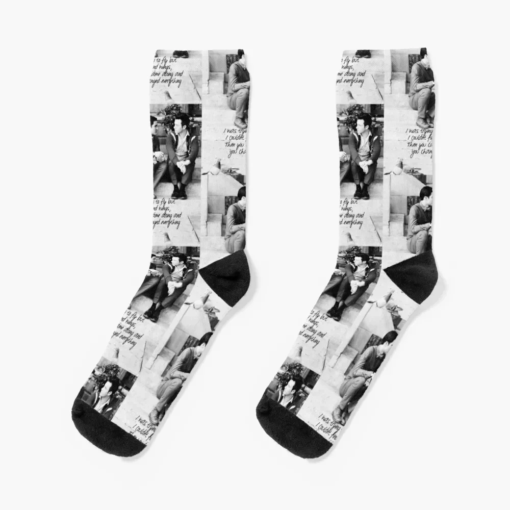 

Klaine Fly Socks Antiskid soccer tennis Stockings man funny gift Socks Woman Men's