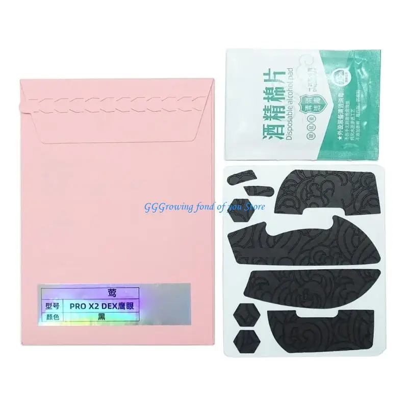 Fita aderência antislip mouse H9EB para GProx Superlight 2 Dex Mouse Elastics Refinados