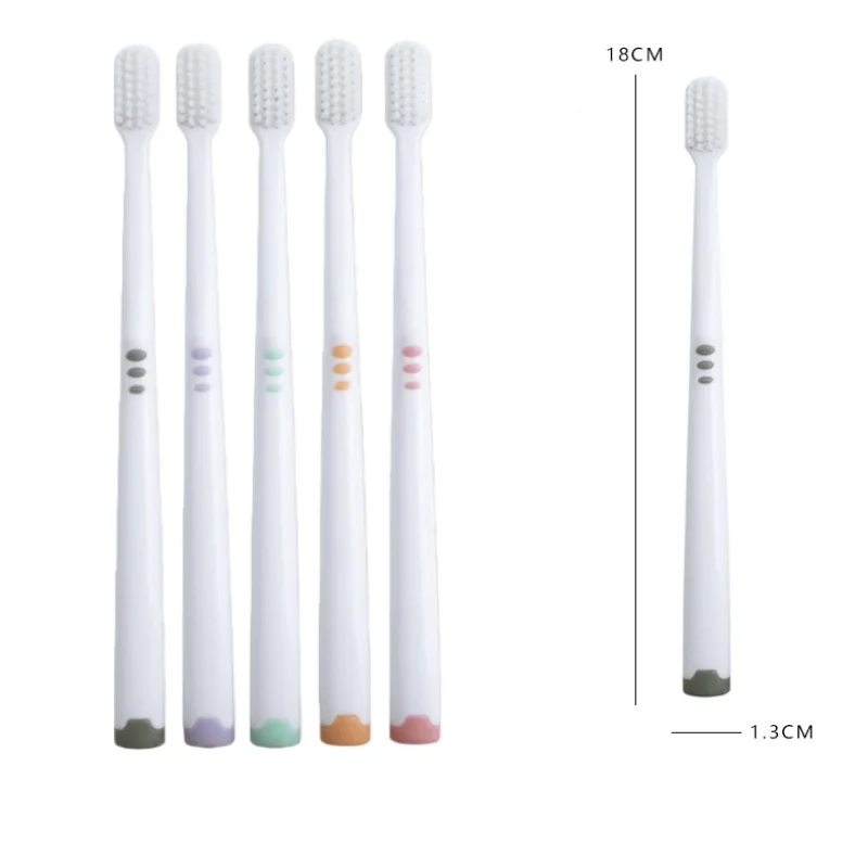 500pcs Free Logo Manual Toothbrushes 10000+ Ultra Soft Bristle Portable Softex Bristles for Sensitive & Receding Gums with tube