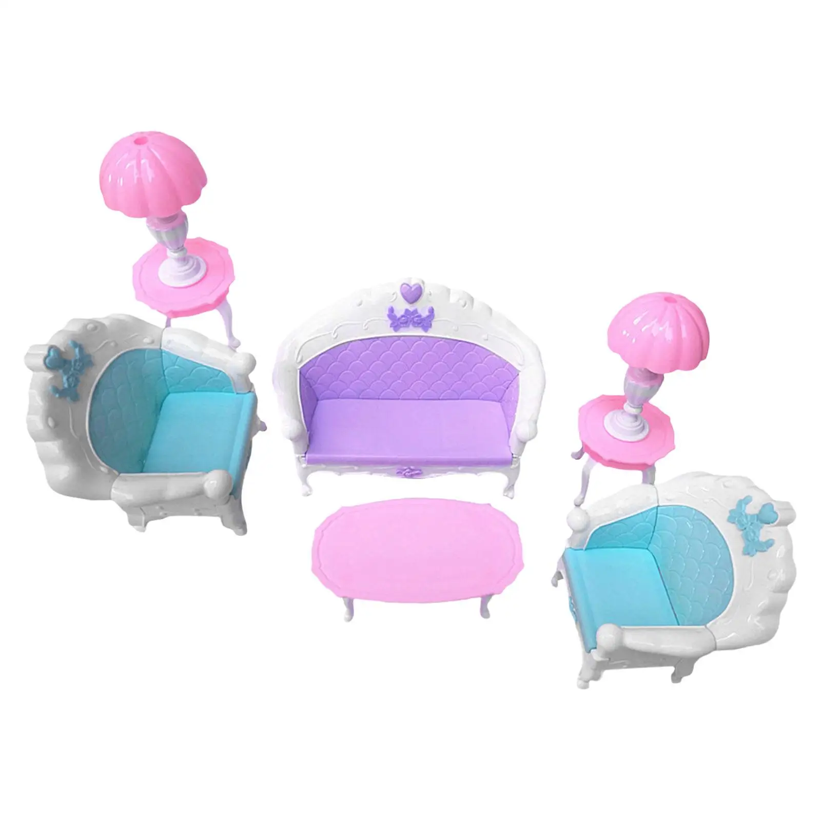 Móveis de boneca mini fingir brinquedo móveis de casa em miniatura para decoração de boneca