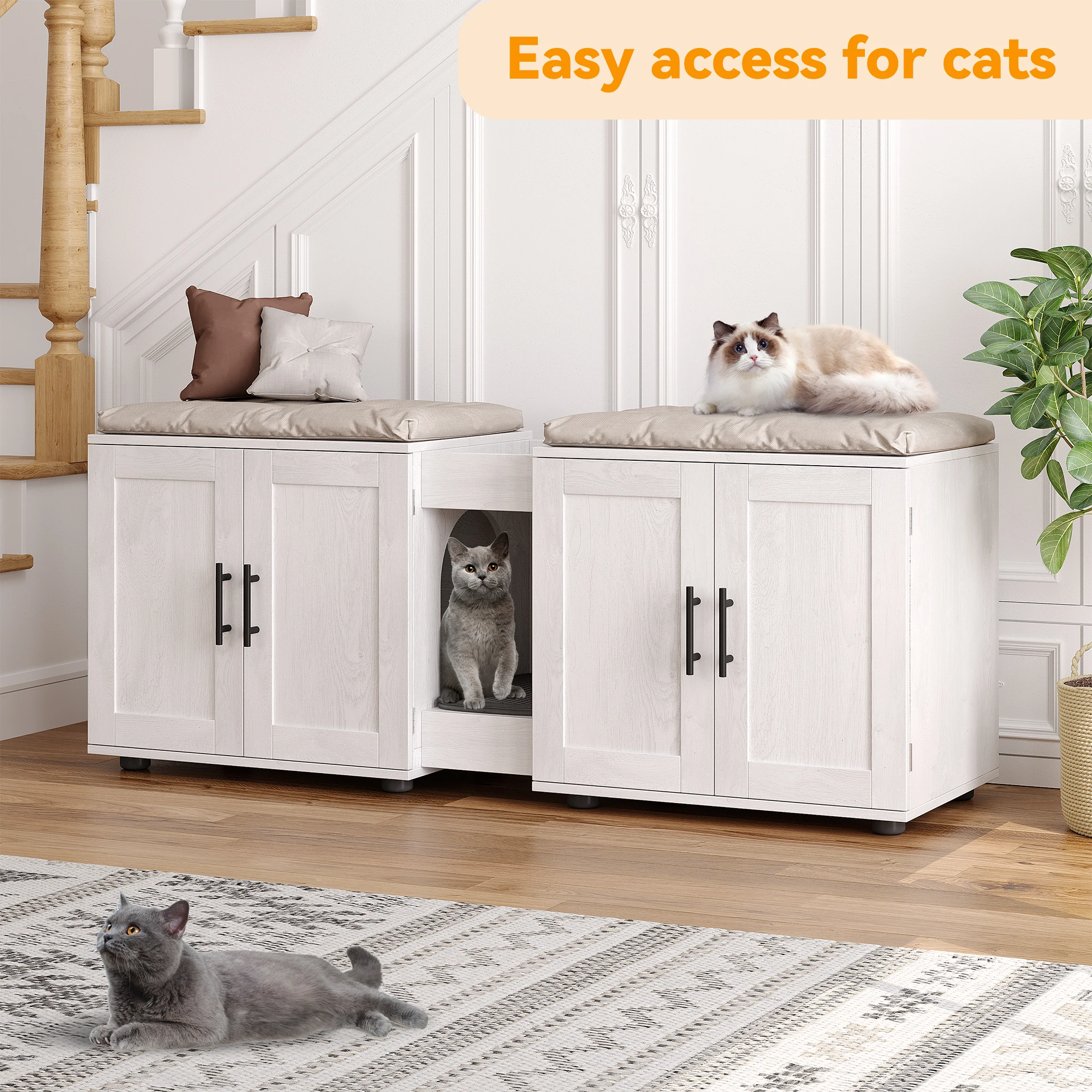 Cat Litter Box Encl…
