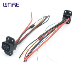 Battery Charger Socket 2+1+5 EV Connectors Waterproof 25A Female Connector For Electric Bike