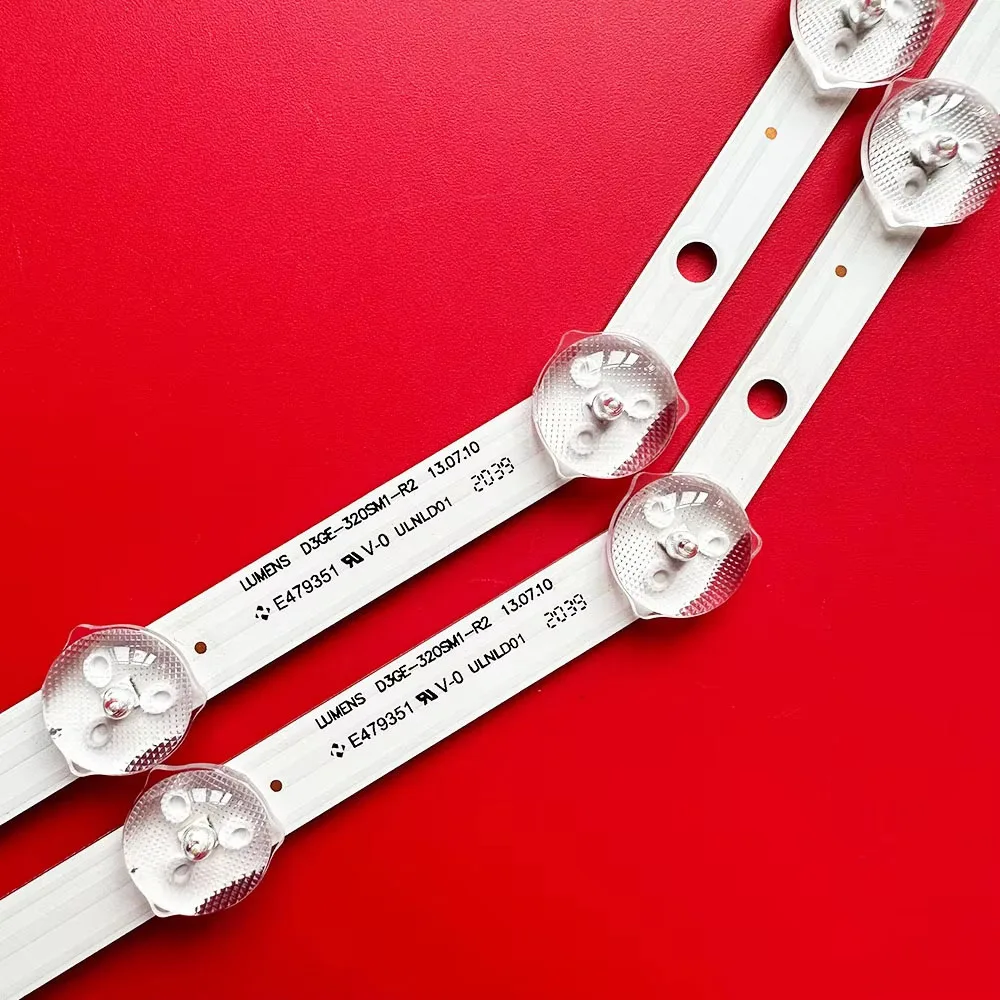 2/10PCS LED Backlight strip For Samsung 32"TV 2013svs32 D3GE-320SM1-R2 LED Strip D3GE-320SM0-R2 UE32EH4003WX 12LED