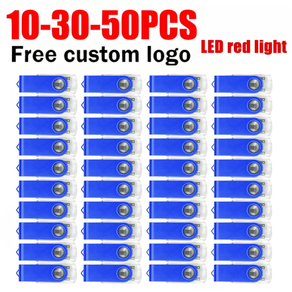 10/30/50PCS/lot Colour USB Flash Drive 2.0 4GB 8GB 16GB Mini Memory Stick Pendrive 32GB 64GB USB Stick Flash Disk Free Custom