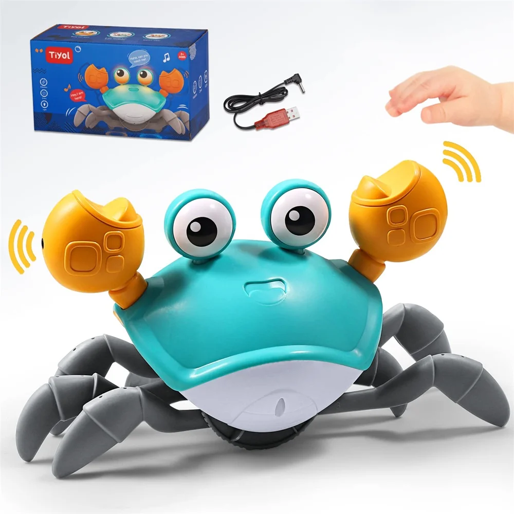 لعبة حوض استحمام الطفل، لعبة السلطعون، ساعة محمولة، ملحقات دش الشاطئ للأطفال الصغار، لعبة متنقلة، هدية عيد الميلاد #2