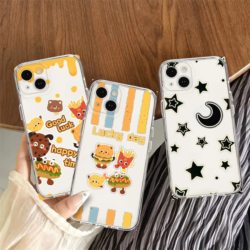 Q14 Cookie pattern Soft Case for Samsung S8 S9 S10 S10E S20 FE S21 Plus S21 Ultra S30 Note 10 20 8 9 M33 M52 M53