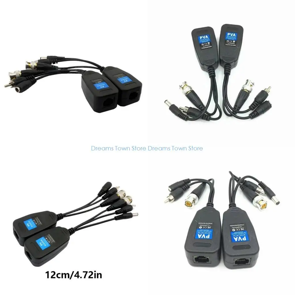 

HX6A 8MP BNC CCTV CABLE RJ45 Passive BNC Twisted Pare 3 в 1 коаксиальном видеокабели