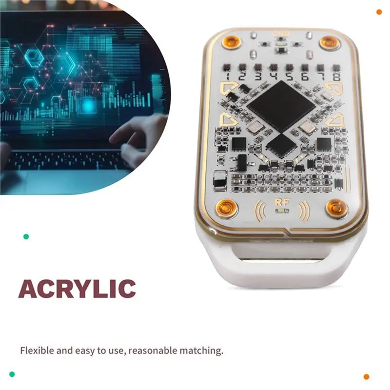 B50C Chameleon V3.0 RFID Smart Chip Reader +4Xuid Keychain+4Xcuid Card 125Khz 13.56Mhz ID IC Card Smart Tag Copyer