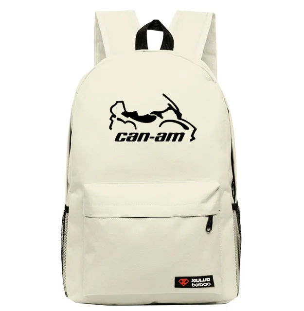 2023 New Men's Fashion Leisure Travel Knapsack Computer Notebook Multifunctional Can-am Logo Motorcycle Car Backpack