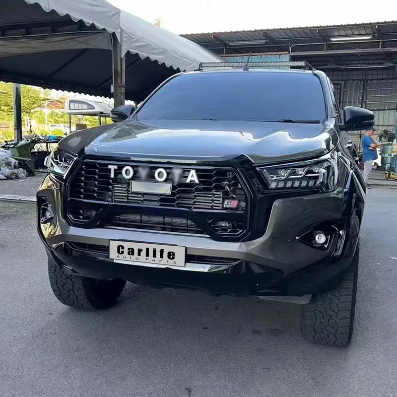 

Conversion Auto Body System Bumper Body Kit for Hilux 2016-2019 Change to 2023 GR Sport.