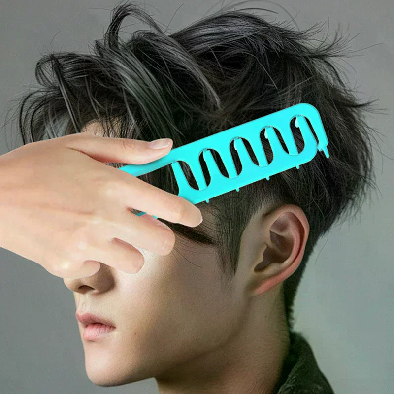 Volumizing Wide-Tooth Hair Styling Comb Curling Tools Fluffy Texture For Men Ideal For All Hair Types Hairstyling Tools