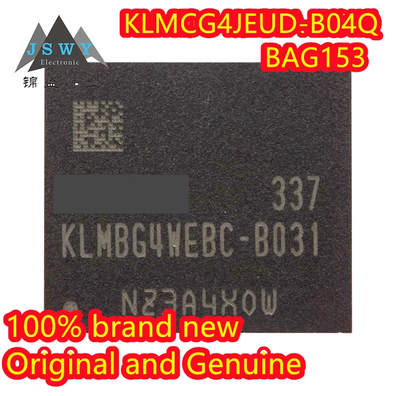 

(1/5Piece) Brand New Original KLMBG4WEBC-B031 KLMBG4WEBC EMMC FBGA-153 32GB Memory IC eMMC 5.0 In Stock Ships Fast!