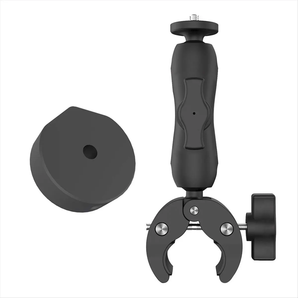 L63A For Mini Round Tube Clamp Aluminum Alloy Bracket for Car RV Yacht Mount Satellite Antenna -86C
