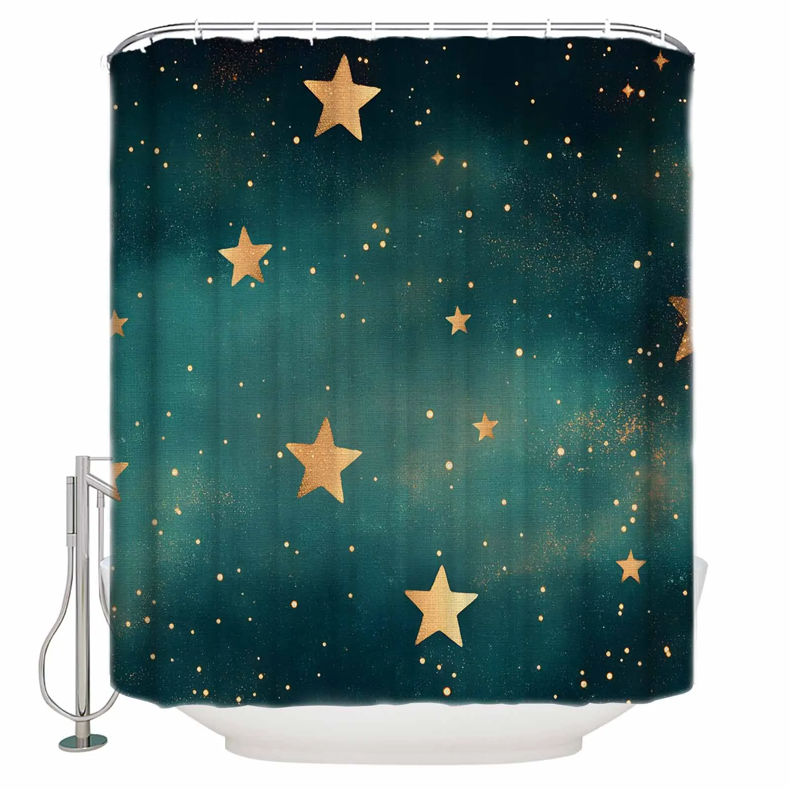 

Gorgeous Dream Starry Sky Shower Curtains Waterproof Bath Curtains Home Decor Modern Luxury Bathroom Curtain