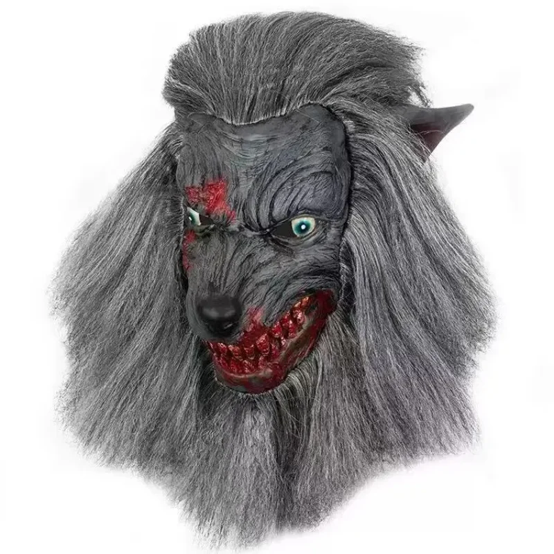 

Popular Wolf Head Mask, the Same Movie, Trick and Funny, Natural Latex Material, Detailed Craftsmanship, Hand-Painted, Role-Play