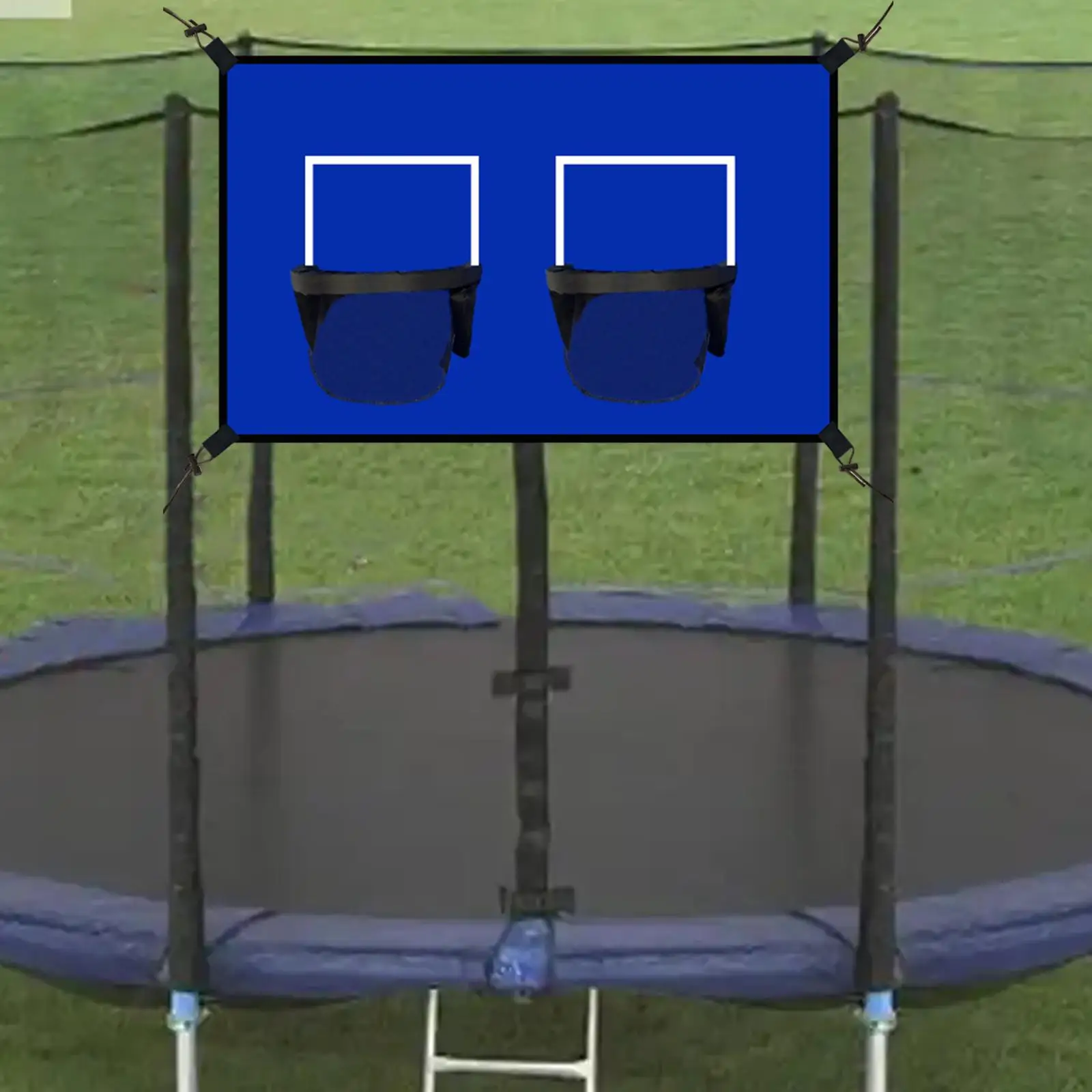 

Kids Trampoline Basketball Hoop Elastic Rope Support for Outdoor Indoor Play Universal Mini Trampolines Replacement