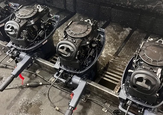 Saltwater-Resistant Optional Power Tilt Outboard Engine for Commercial Use
