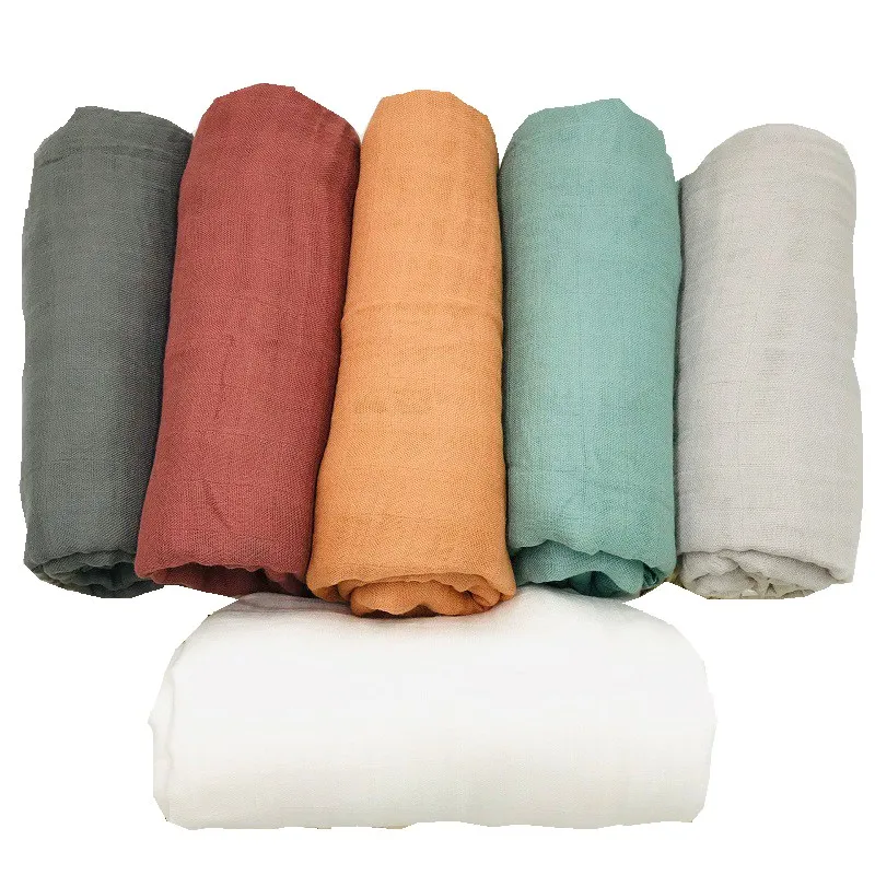 Envoltório de bebê cor preta pura ultra macio cobertor de musselina para bebê swaddle cobertor para recém-nascidos cobertor de recepção para bebês recém-nascidos