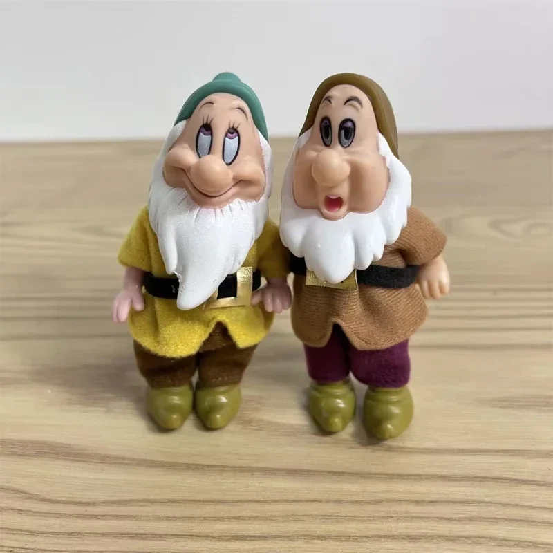 10cm disney neve branca e os sete anões 7 pçs figura de ação brinquedos princesa pvc coleção crianças presentes aniversário