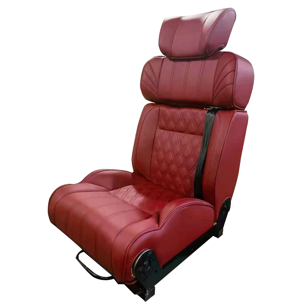 Deluxe MPV Single Car Seat Adjustable Seat Bed RV Caravan Motorhome /Factory Manufacturer Comfortable Camper RV Single-seat Sofa