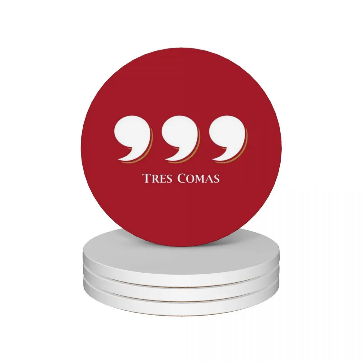 

Tres Comas  Merch - Silicon Valley Ceramic Coasters (Set of 4) ceramic stand kawaii mug set cup holder Coasters