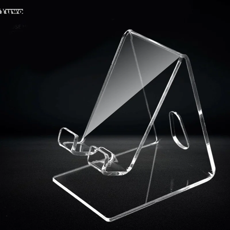 

Transparent Cell Phone Holder Acrylic Display Stand Rack Stand for Cell Phone Display For Huawei Xiaomi iphone