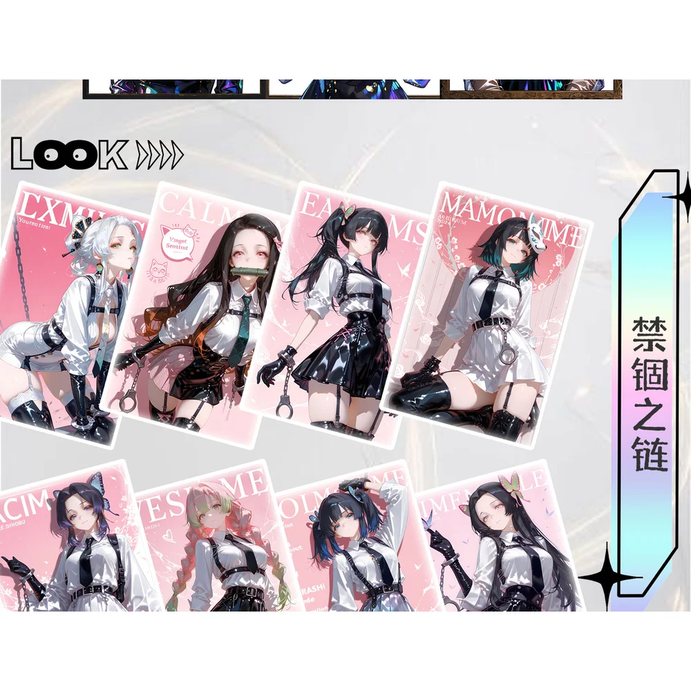 Nouveau Qinglan culture Demon Slayer acrylique tableau d'art anime Demon Slayer carte de Collection Tanjirou Kamado Nezuko personnage jouets cadeau