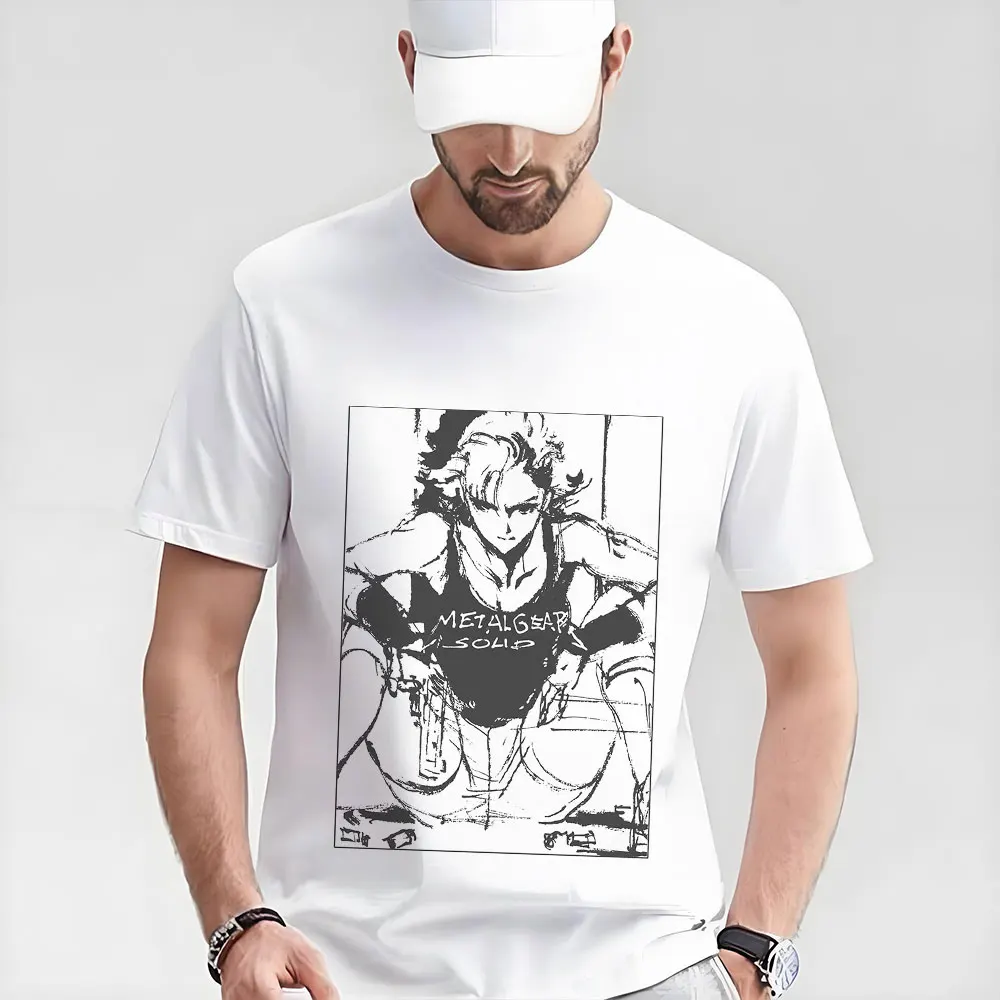 

METAL GEAR SOLID Meryl MGS2 gift t shirt foe fans Kojima Video game Data & Truth Graphic Clothes 100% cotton tee Large size top